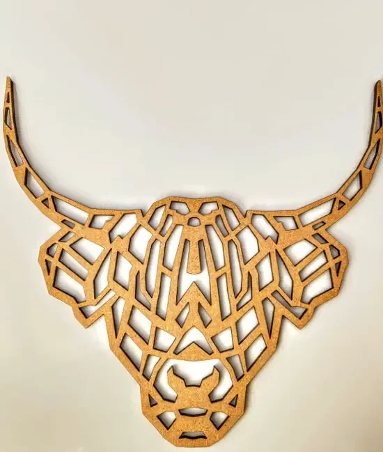 Highland Cow Wooden