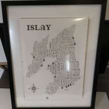 Islay Wooden Word Map
